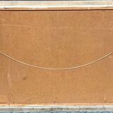 I. Grandidier. “Pheasant Hunting” painting. Oil on wood panel.