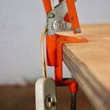 Danish orange desk lamp
