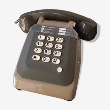 Vintage landline phone with keys, Socotel S63