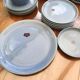 Service lavender blue sandstone plates