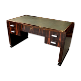 Makassar desk and its armchair, twentieth century