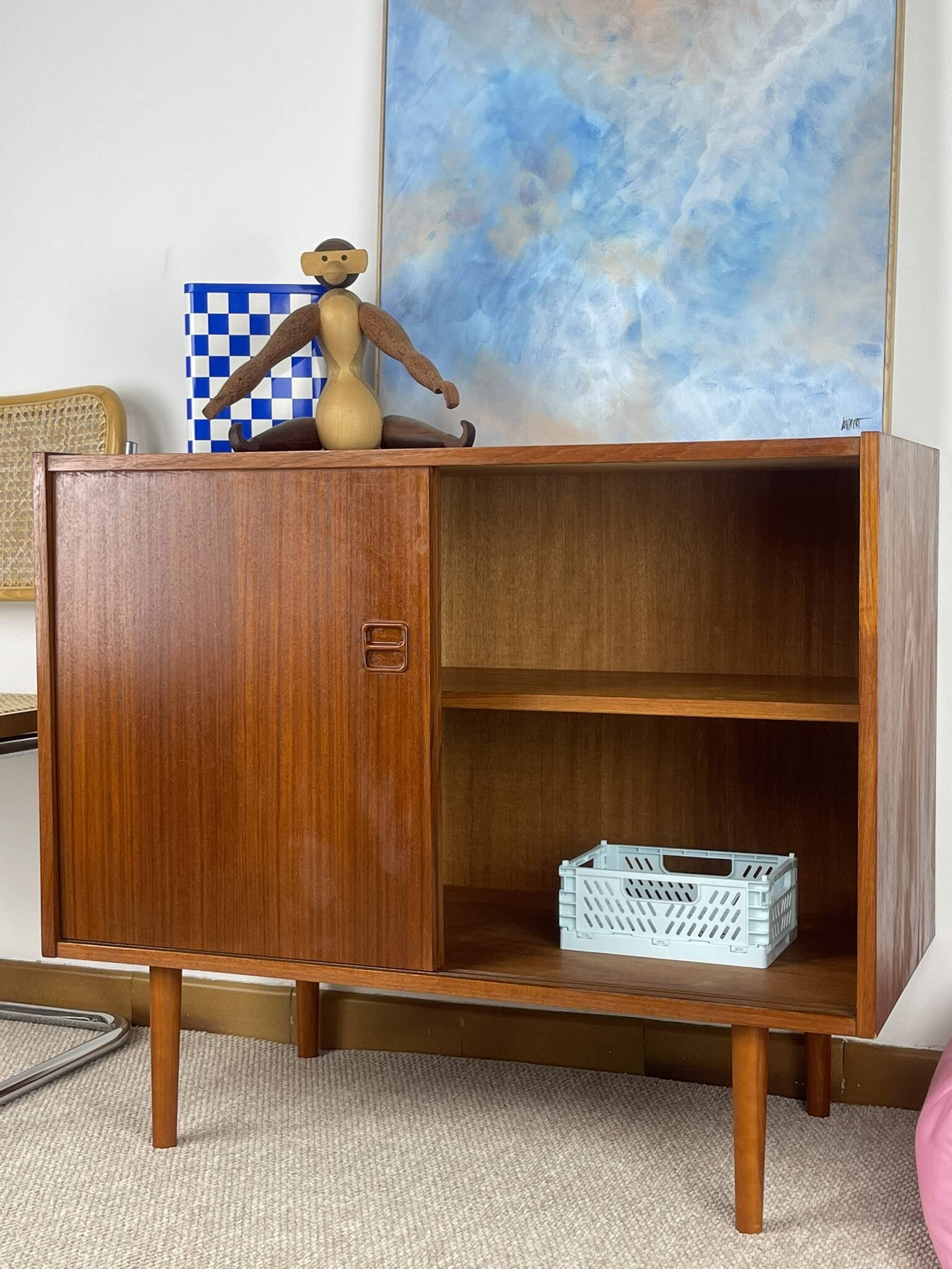 Scandinavian teak sideboard 60'