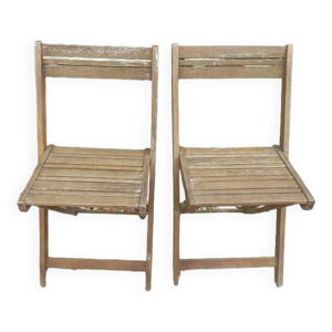 chaise pliante bois massif