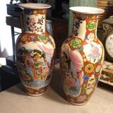 Paire de vases Japon Imari fin du XIXe siècle
