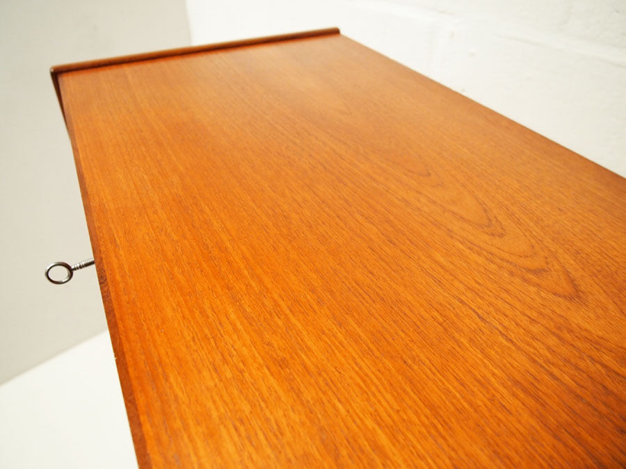 Scandinavian midcentury teak chest of drawers