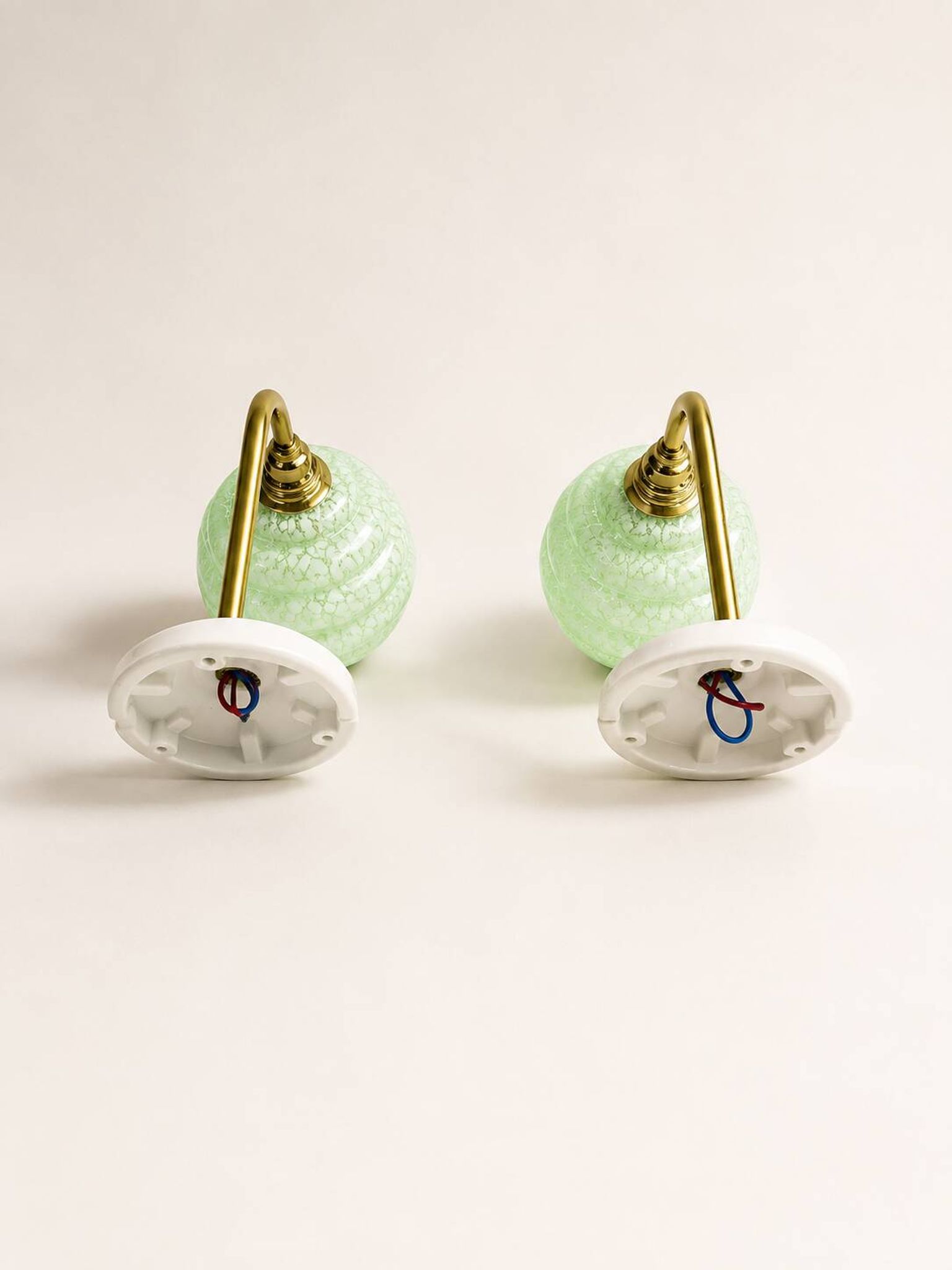 Paire Appliques vintage Clichy 