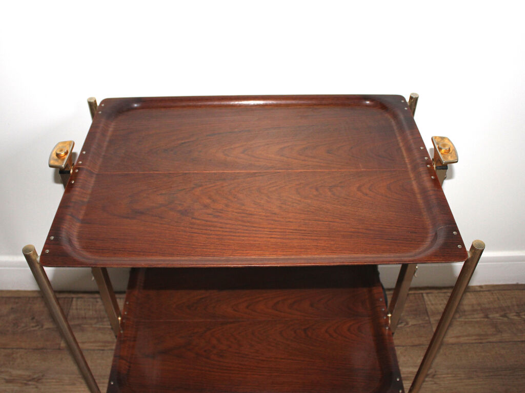 Vintage textable folding table-dessert