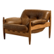 Danish leather lounge chair