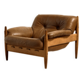 Danish leather lounge chair