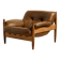 Danish leather lounge chair