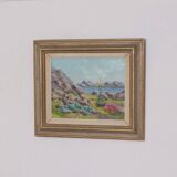 Original Swedish Oil on Panel – “Lakeside” by Gunnar Nilsson