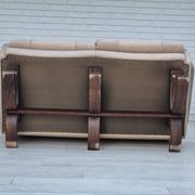 1970s, Scandinavian 2 seater sofa, original very good condition, leather.