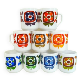 Série complète 9 mugs Mobil