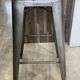 Genuine TOLIX H75 industrial high bar stool, stackable, varnished metal.