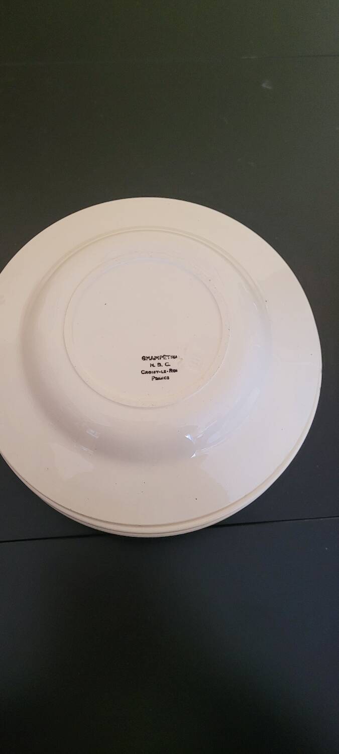 10 flat plates HBC Choisy le Roi