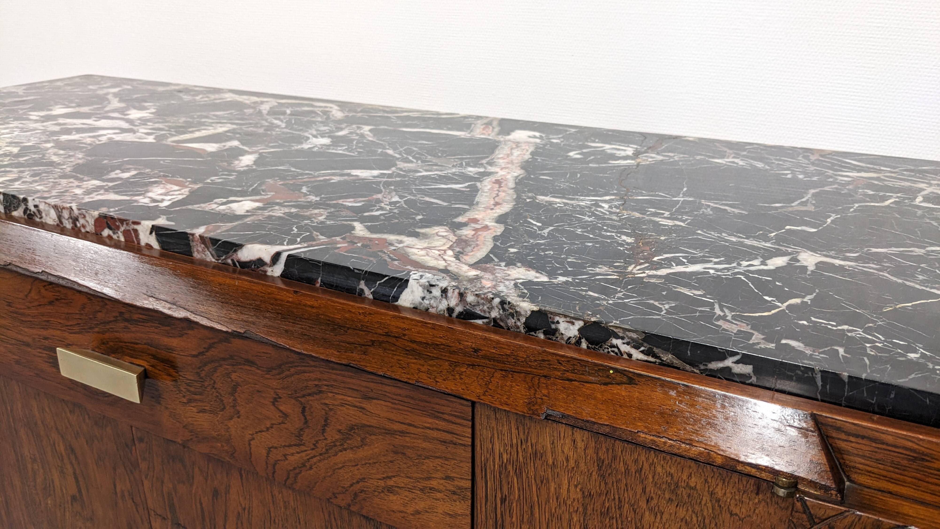 Buffet Art déco en palissandre, France vers 1920