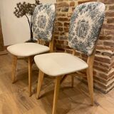 2 renovated vintage chairs from the 50s/60s.