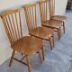 Series of 4 bistro chairs signed Baumann tacoma model 1950 vintage