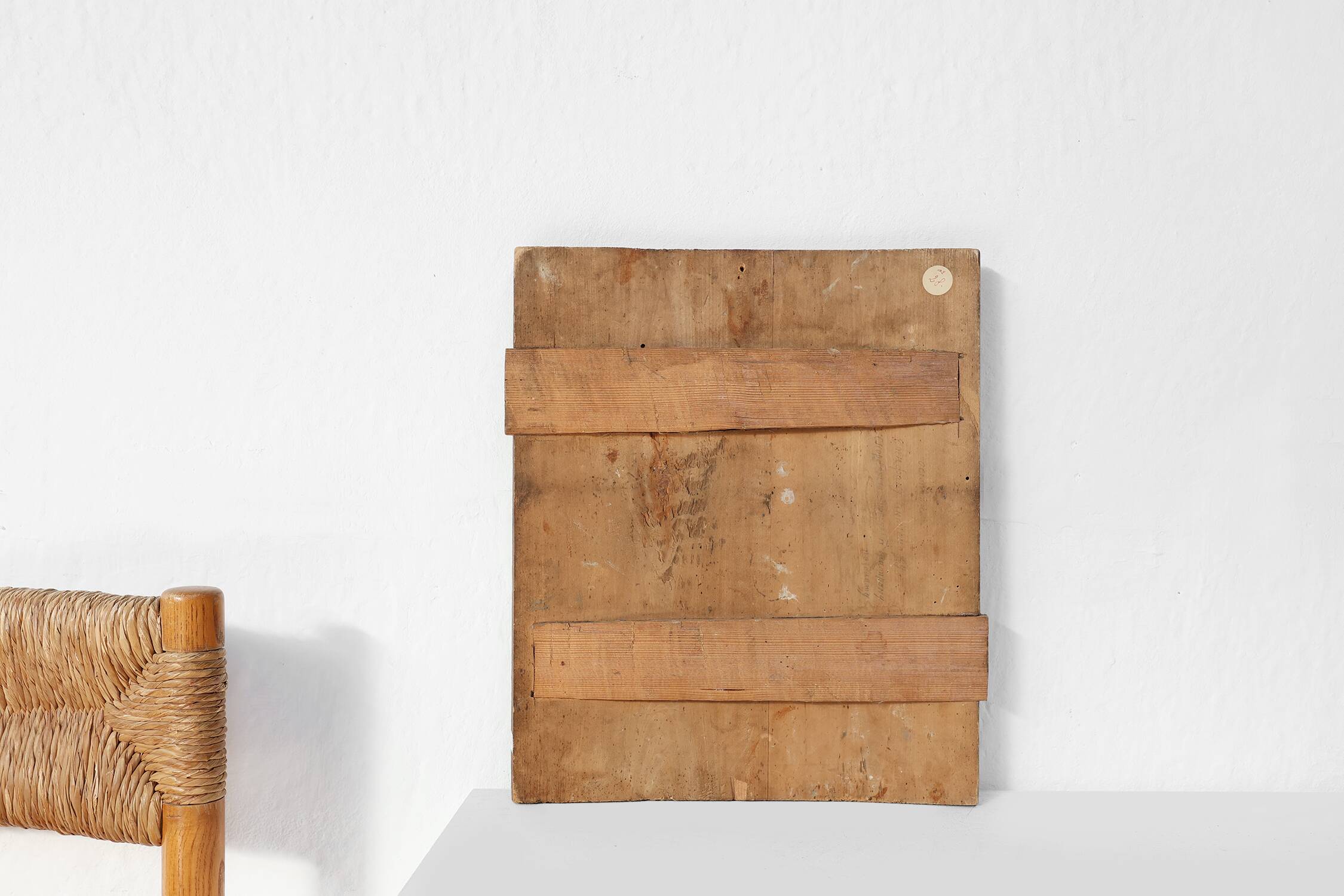 19th Century Traditional Religious oak Icon Mother of God Joy of All Who So