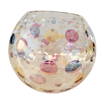 Vase ball optical illusion Max Kannegiesser Nemo Borske Sklo Crystalex year 70