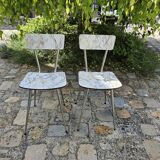 Pair of formica chairs