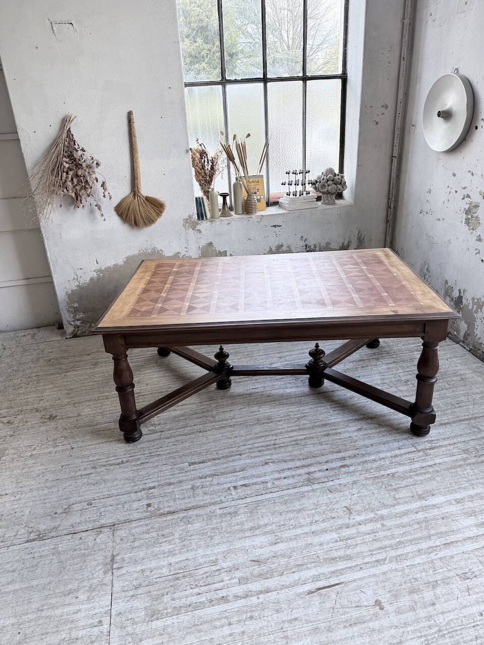Oak table in Louis XIV style 1900