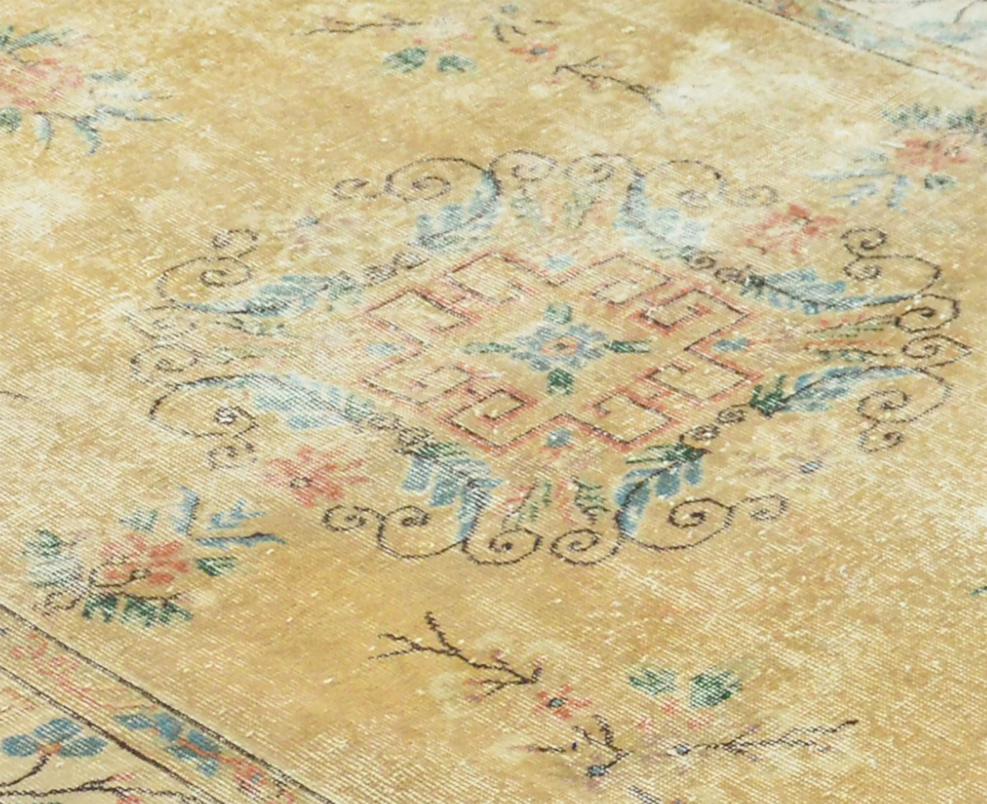 Anatolian handmade vintage rug 263 cm x 158 cm