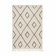 Tapis berbère losanges creux en laine