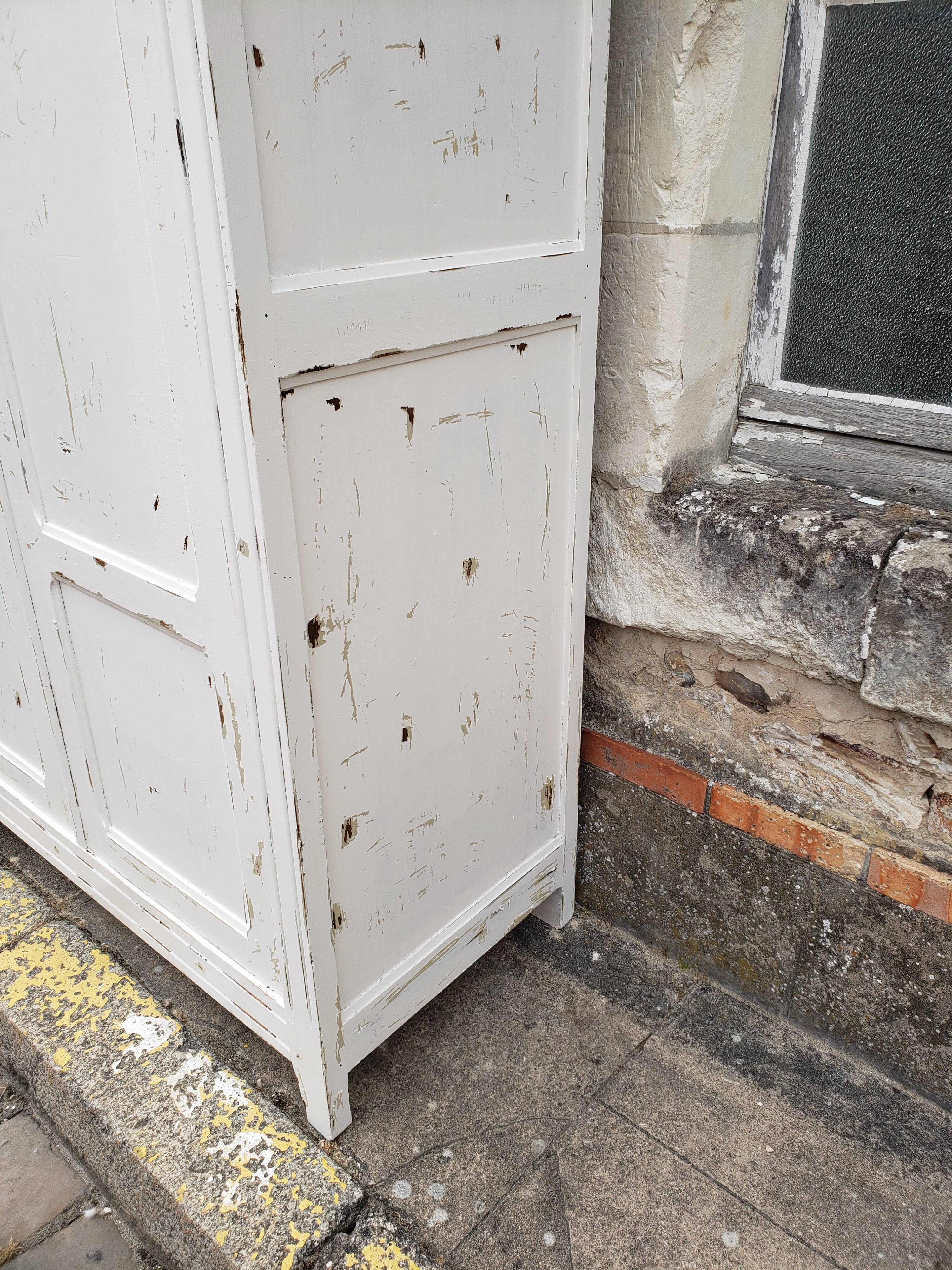 Parisian wardrobe patina old "lily"