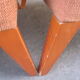Pair of club style armchairs