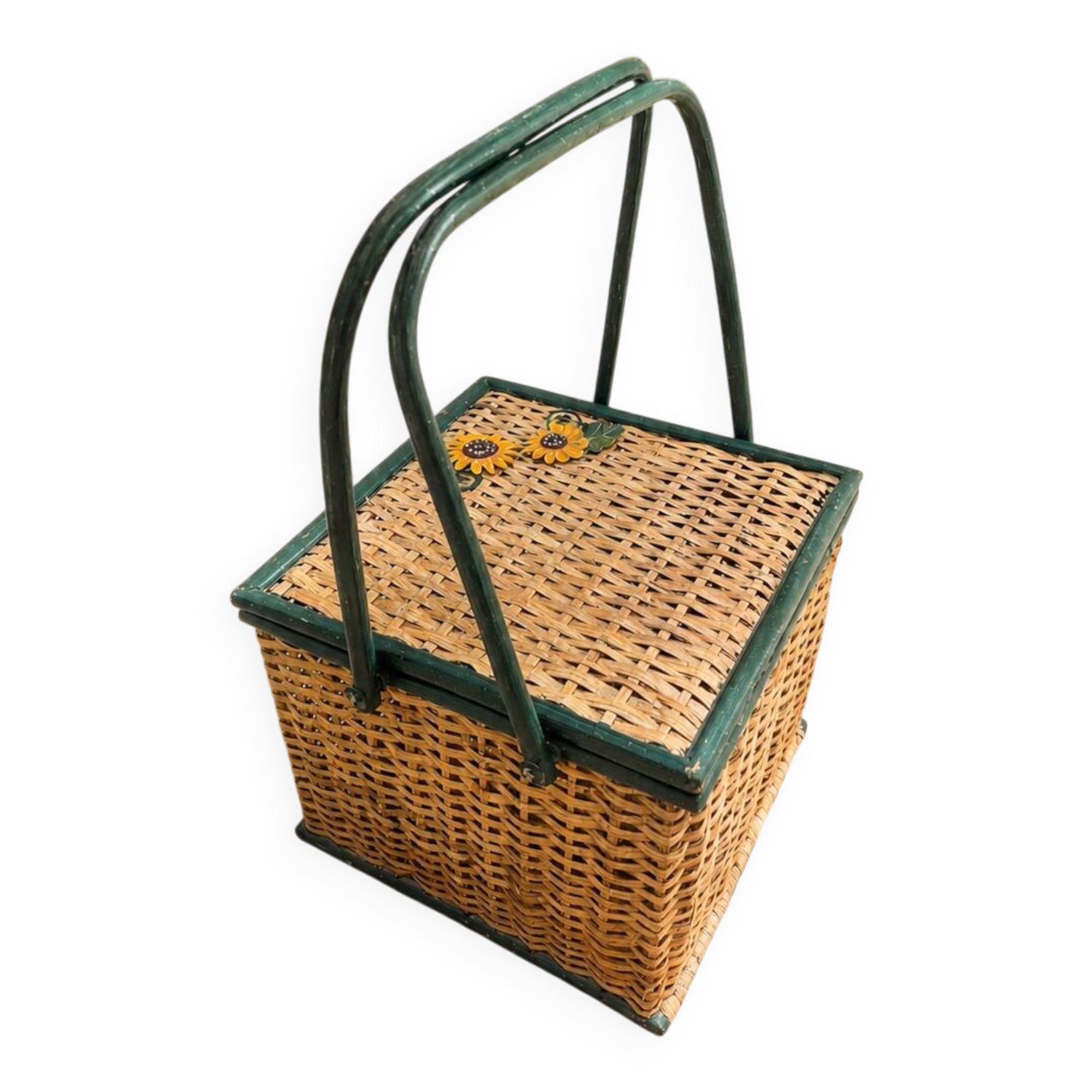 Panier vintage en osier