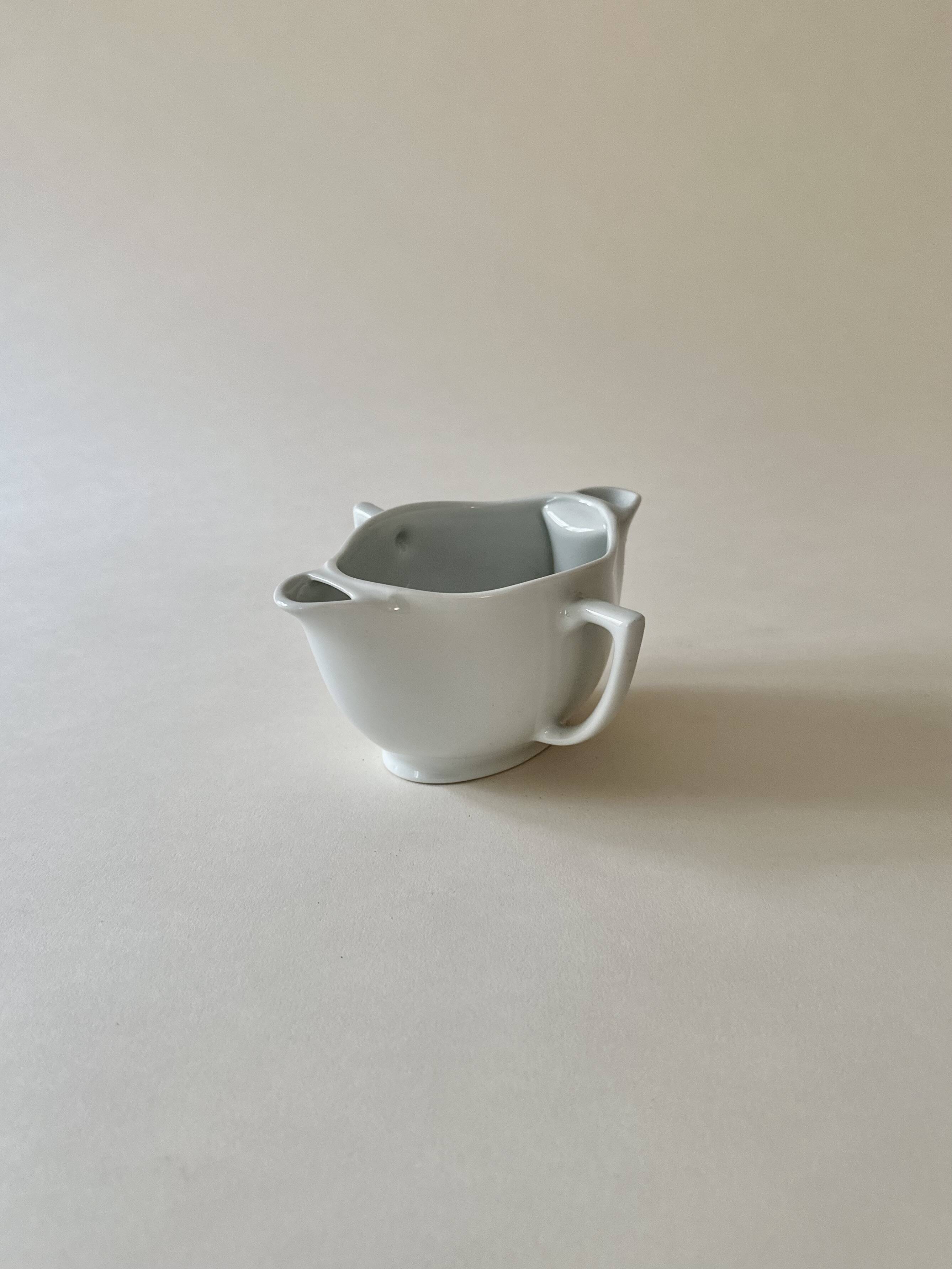 Limoges porcelain sauce boat