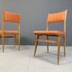 Mid century Italian dining chairs, 1950s