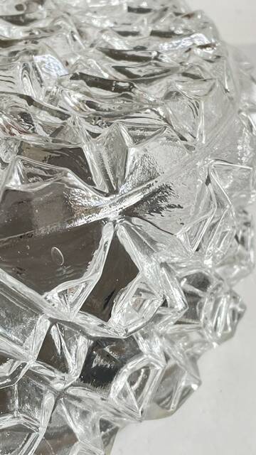 APPLIQUE Semi-Crystal Ceiling Light 1950s