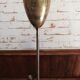 Hanging lamp 6 branches tulips vintage glass 50/60