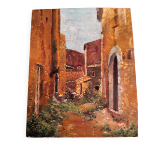 Scène de ruelle méditerranéenne