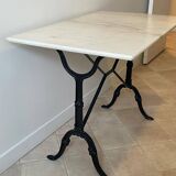 Table bistrot marbre