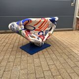 Artifort Ribbon chair by Pierre Paulin, Pierre Frey: The Painter's Canvas