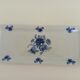 Presentation tray in blue and white Baudour porcelain