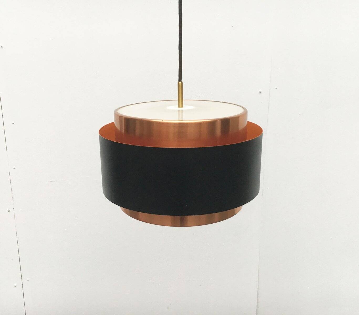 Mid-century Saturn chandelier by Jo Hammerborg for Fog & Mørup.