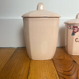 Spice jars Digoin Sarreguemines May model