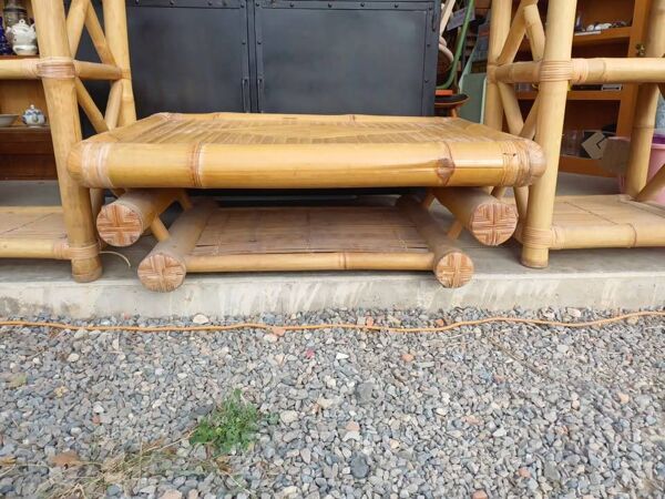 Mobilier bambou terrasse