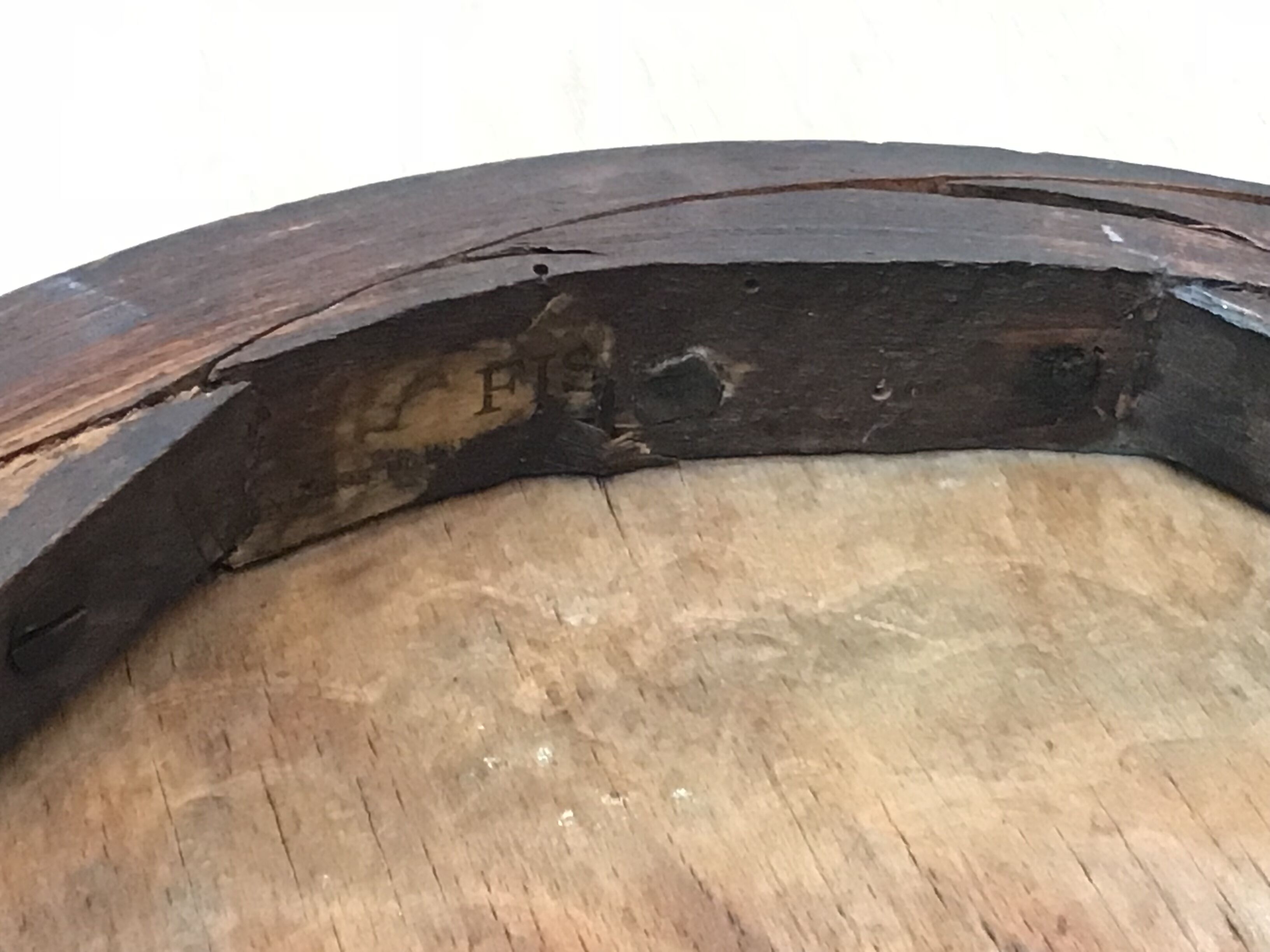 Small bar vintage Fischel beech stool