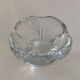 Cendrier en cristal moulé DAUM  signé,  vendu avec salerons DAUM
