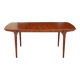 Table à manger extensible vintage en bois – style scandinave années 60