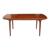 Table à manger extensible vintage en bois – style scandinave années 60