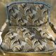Louis XVI style bench sofa with upholstery and beech wood - Completely revamped