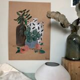 Painting A4 Ceramics and apricots