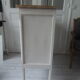 Pearl gray patina vintage oak top buffet