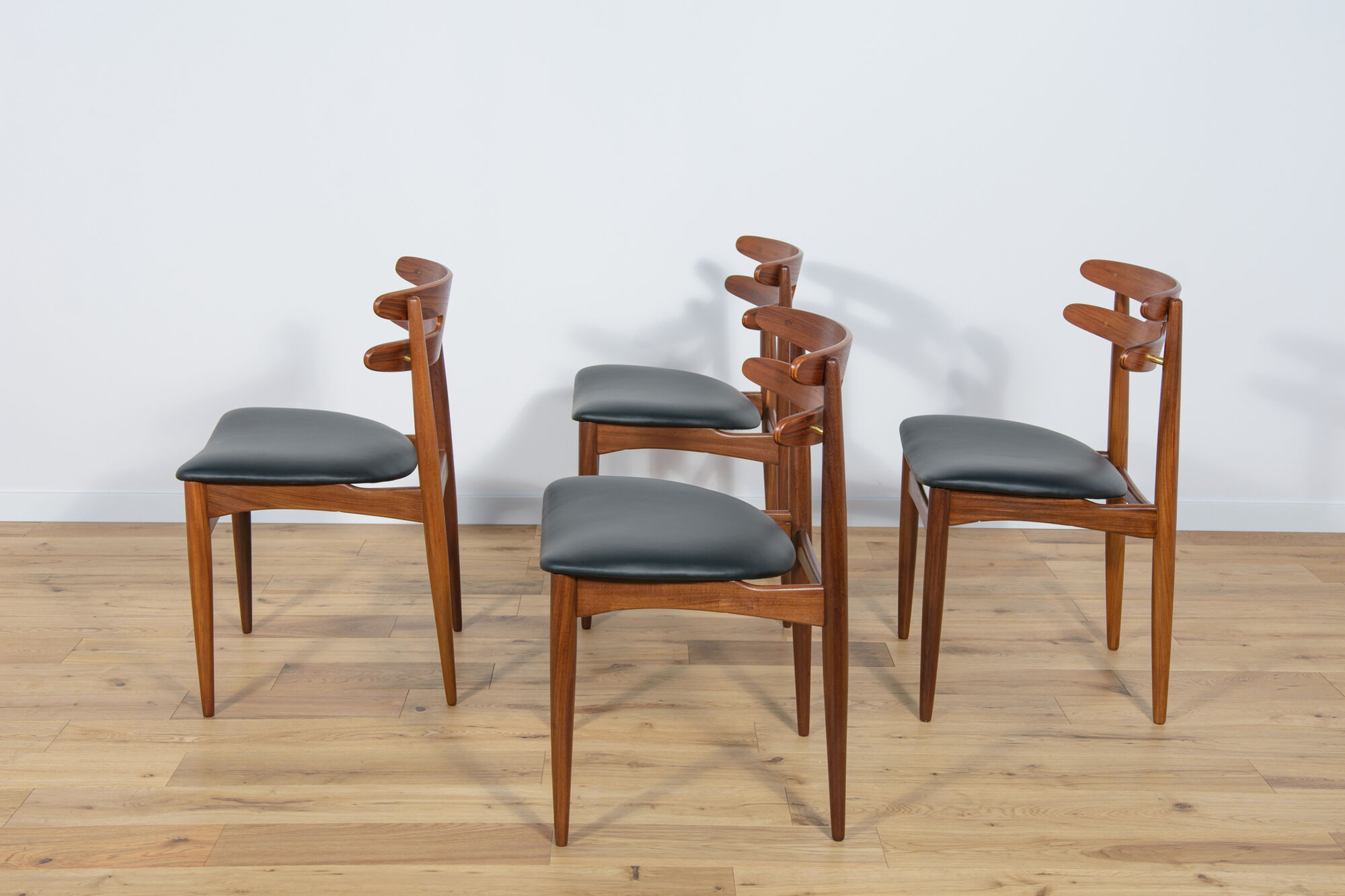 Model 178 Dining Chairs by Johannes Andersen for Bramin , 1960s, Set of 4